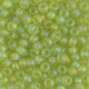 Miyuki seed beads 6/0 - Matte transparent chartreuse ab 6-143FR